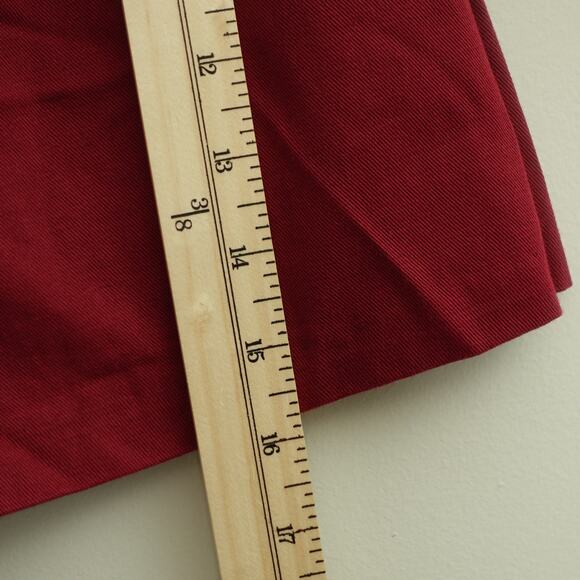 Nike Womens Activewear Denim Skort High Rise Pleated Cotton Burgundy Size 28 - Picture 7 of 7